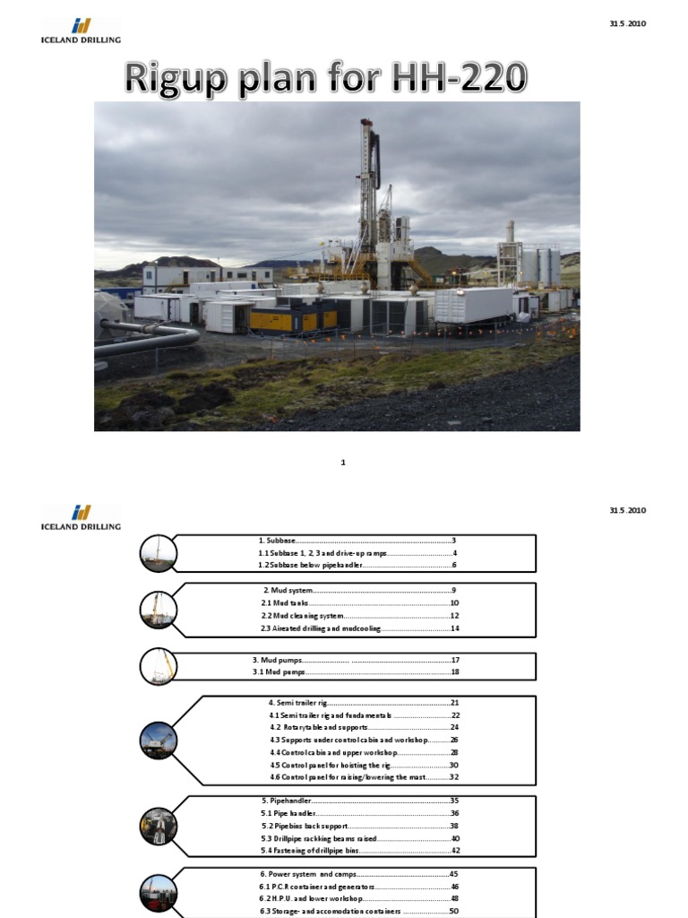 4 C Rig Up HH-220 Fa | PDF | Semi Trailer Truck | Crane (Machine)