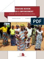 World Education Women's Empowerment Literature Review PDF