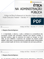 Código de Ética Profissional do Servidor Público Civil do l - Decreto nº 1.171 de 1994 - Parte 2