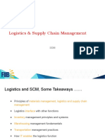 Lecture 20 Logistics & Supply Chain Management