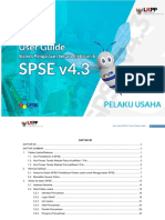 User Guide SPSE v4.3 (Pelaku Usaha) Tender Juni 2020 PDF