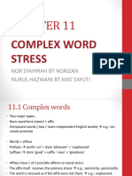 11 Complex Word Stress