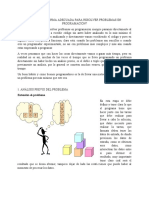 Cuál Es La Forma Adecuada para Resolver Problemas en Programación