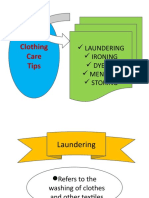 Clothing Care Tips: Laundering Ironing Dyeing Mending Storing