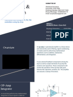 Modelling & Simulation: Fabrication and Testing of PI, PD, PID Controllers Using Op-Amp