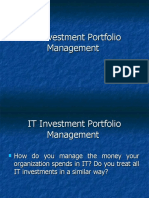 IT Investment Portfolio Management