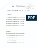 Periodo Adaptación Infantil 3 Años Curso 2020-2021