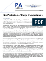 Fire Protection of Cargo Compartments IFALPA