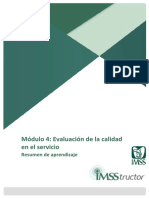 Evaluación de La Calidad en El Servicio