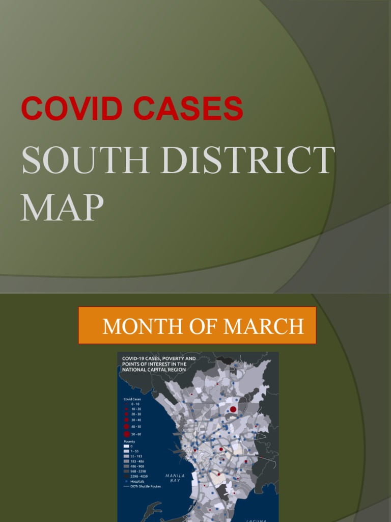 Covid Cases: South District MAP | PDF