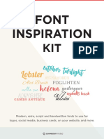 CM Font Inspiration Kit PDF