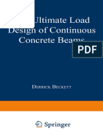 The Ultimate Load Design of Continuous Concrete Beams PDF