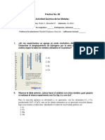 Actividad Química de Los Metales - Práctica