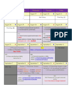 Precal Unit 1 Calendar