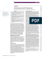 Management of Post-Acute Covid-19 in Primary Care: Practice Pointer