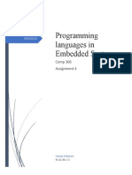 Programming Language Used in Embedded System