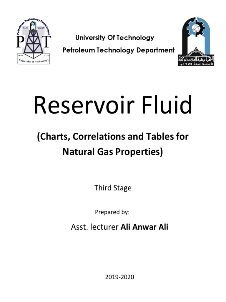 Charts and Correlations of Reservoir Fluid PDF