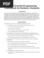 Object Oriented Programming Coursework For Endterm: Otodecks