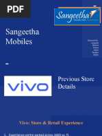 Sangeetha Mobiles: Presented By: Anamika Bhavya Karina Navin Twinkle Sakshi