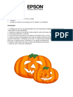 Máscara de Halloween PDF