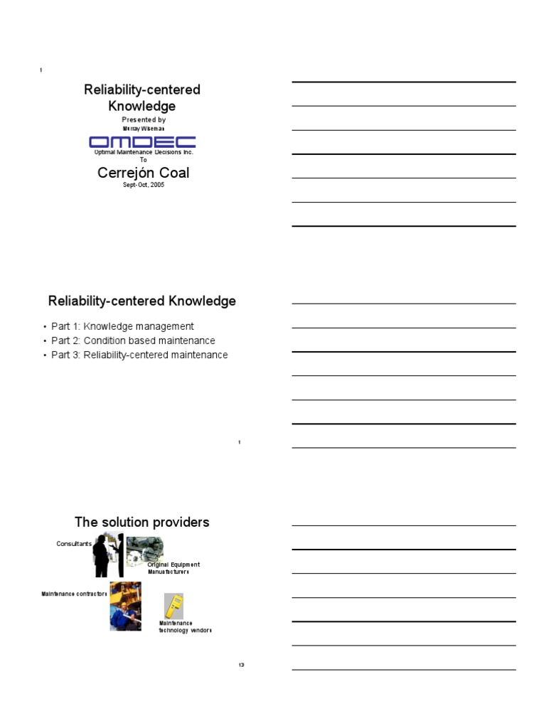 Reliability-Centered Maintenance Guide | PDF | Reliability Engineering ...