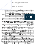Schumann - Du Bist Wie Eine Blume PDF