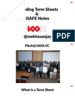 Decoding Term Sheets & iSAFE Notes