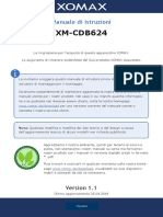 XM CDB624 Manuale Di Istruzioni Italiano