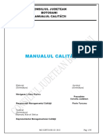 Manualul Calitatii 2013
