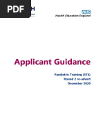 ST1 Paediatrics Application Guide 2026 | PDF | Travel Visa