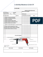 Check List Mezcladora Electrica | PDF