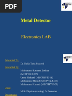 Metal Detector: Electronics LAB