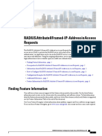 RADIUS Attribute 8 Framed-IP-Address in Access Requests: Finding Feature Information
