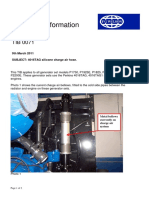 FG Wilson Technical Information Bulletin: 9th March 2011 SUBJECT: 4016TAG Silicone Charge Air Hose