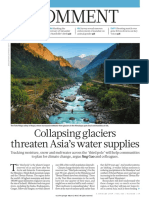 Comment: Collapsing Glaciers Threaten Asia's Water Supplies