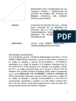 Solicitud de Audiencia-Divorcio