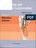 Anatomía del Aparato Locomotor Dufour Tomo 1 Miembro Inferior