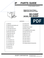 Parts Guide: MX-C400P MX-B400P
