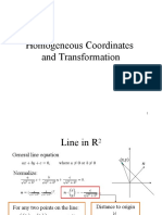 Homogeneous Coordinates and Transformation