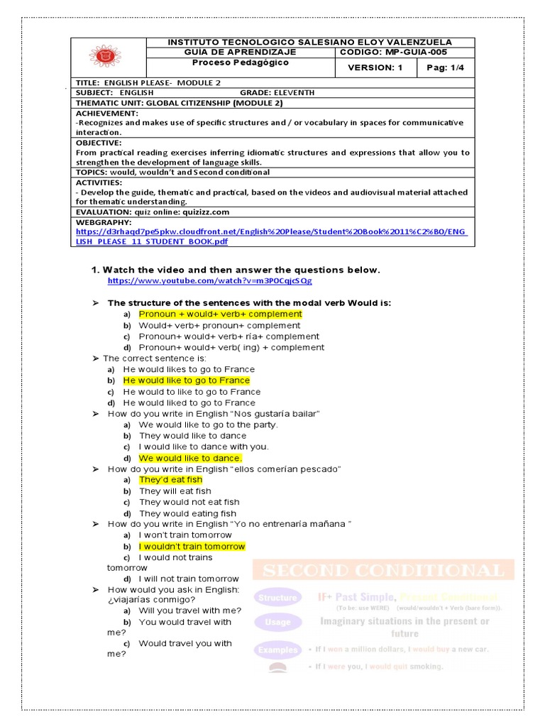 English Please: Module 2 Guide | PDF | English Language | Semiotics