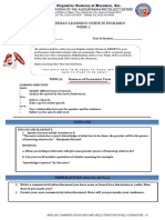 Augustinian Learning Guide in English 9 Week 2: Prepared By: Ms. Juvelyn A. Abugan