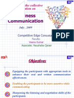 Business Communication: Welcome To The Collective Exploration On