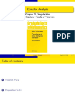 Complex Analysis: Chapter V. Singularities V.2. Residues-Proofs of Theorems