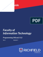 Study Guide - PROGRAMMING (VB - NET) 512 2020 PDF