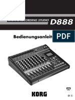 KORG D888 Handbuch