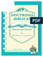 Dr. Marcos G. Cambron. - Doctrinas Biblicas