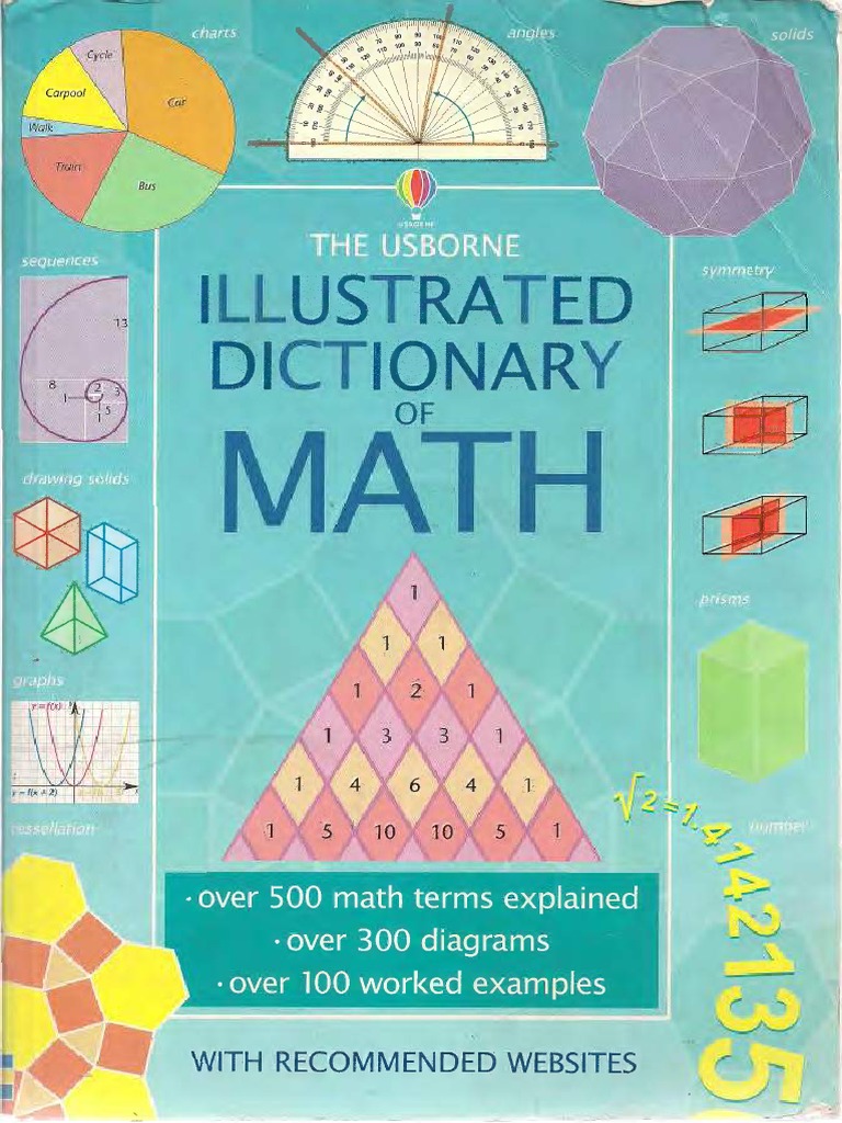 Usborne Illustrated Dictionary of Math PDF PDF Numbers Decimal