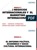 Semana 2. El Entorno Político, Económico y Socio Cultural en El Marketing Internacional