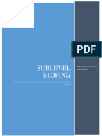 Sublevel Stoping. VF