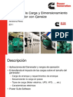 Impacto de La Carga y Dimensionamiento Del Generator Con Gensize PDF